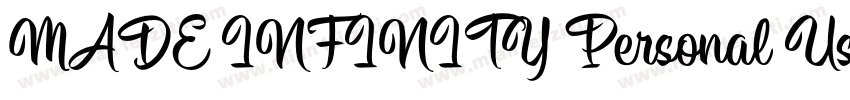 MADE INFINITY Personal Use Medium字体转换